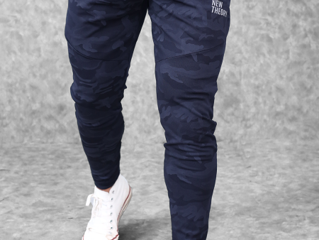 Camo Performance Jogger- Navy Online Sale