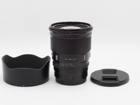 USED Viltrox AF 75mm f 1.2 Lens [Nikon Z] (#35A410007895CM) Sale