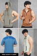 Athletic Training Sleeveless Hoodie Combo - Earthy Color 1st on Sale