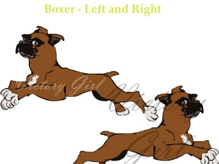 Boxer Vinyl Decal Sticker Discount