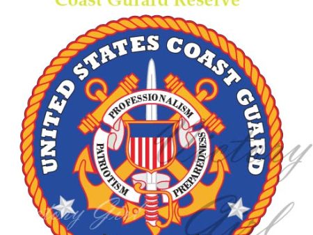 Coast Guard Reserve Insignia Vinyl Decal Sticker Sale