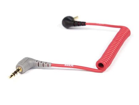 RODE SC7 3.5mm Right-Angle TRS to 3.5mm Right-Angle TRRS Coiled Adapter Cable for Smartphone For Discount