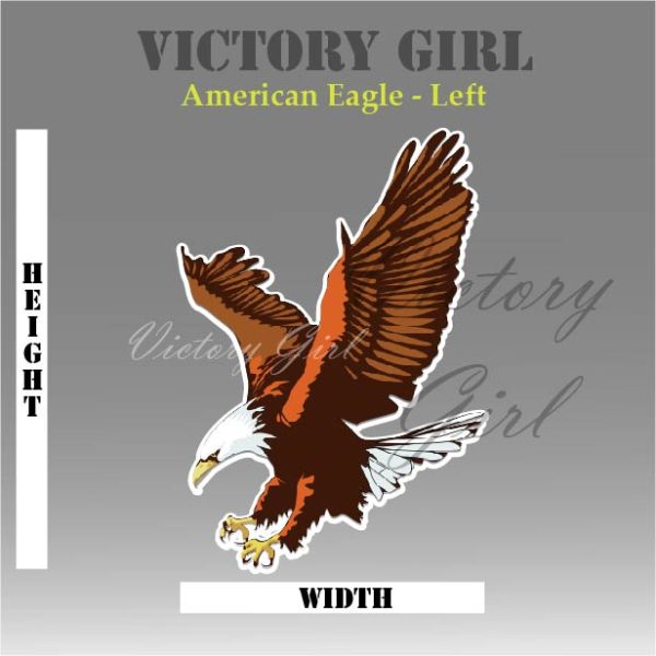 American Eagle Landing Vinyl Decal Sticker Online