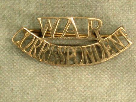 WW2 War Correspondent Badge Supply