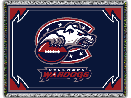 Team Logo Woven Blankets For Cheap