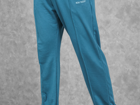 Studio Straight Fit Jogger- Azure Teal Hot on Sale