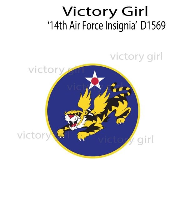 14th Air Force Vinyl Decal Sticker For Discount