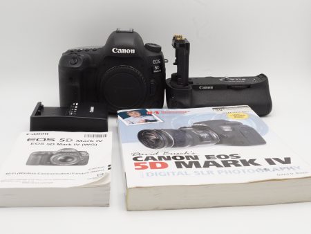 USED Canon 5D IV with Battery Grip BG-E20 (#462038001989CM) For Discount