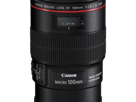 Canon EF 100mm f 2.8L Macro IS USM Lens For Discount