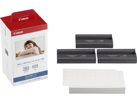 Canon KP-108IN Photo Paper Color Ink And Paper Set for SELPHY (CP1500, CP1300, CP760, CP770, CP780, CP800, CP900, CP1200) Hot on Sale