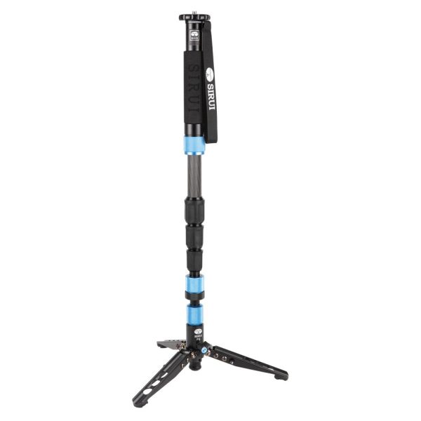 Sirui P-224S Carbon Fiber Photo Video Monopod, 63  Max Height, 17.6 lbs Load Capacity, 4-Legs Sections Supply