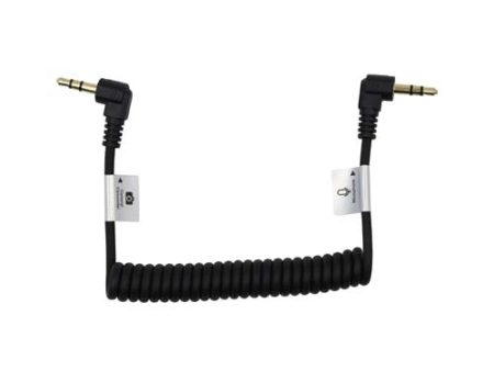 ProMaster 3.5mm TRS Male Right Angle -> 3.5mm TRS Male Right Angle - 8.5  Coiled Audio Cable Discount