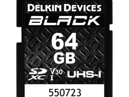 Delkin Devices BLACK UHS-I V30 SD Memory Card Cheap