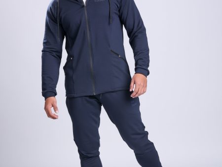 Athletic Training Tracksuit- Navy For Discount