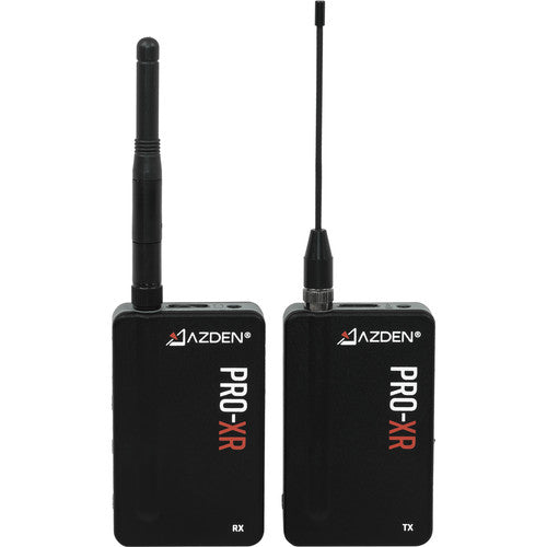 Azden PRO-XR Digital Camera-Mount Wireless Omni Lavalier Microphone System (2.4 GHz) For Sale