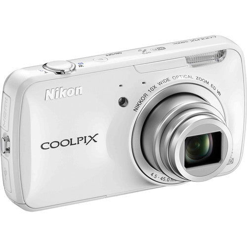 Nikon Coolpix S800c Digital Camera (White) Discount