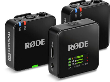 RODE Wireless GO (Gen 3) 2-Person Compact Digital Wireless Microphone System Recorder (2.4 GHz, Black) with Two Transmitters Discount