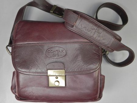 Contax G Series Leather Case with Neck Strap Brown - Used Online Sale