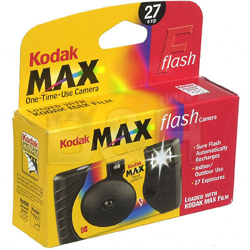 Kodak Flash 800 Color Disposable Camera 27EXP Online Sale