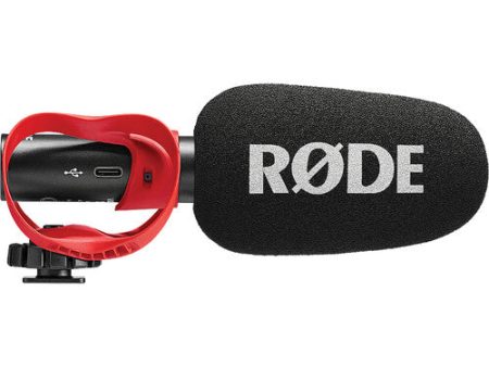 RODE VideoMic GO II-H Ultracompact Analog USB Camera-Mount Shotgun Microphone Supply