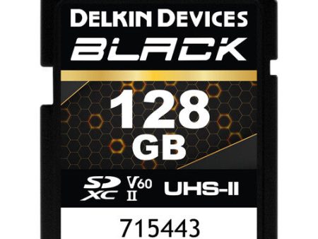 Delkin Devices BLACK UHS-II V60 SD Memory Card Discount