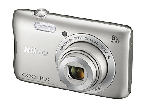 Nikon COOLPIX S3700 Digital Camera - Silver on Sale