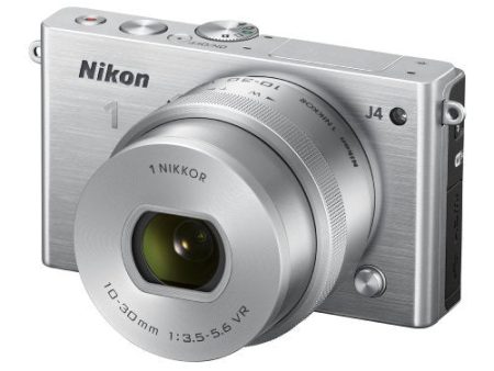 Nikon 1 J4 Mirrorless Digital Camera with 10-30mm Lens (Silver) Online Hot Sale