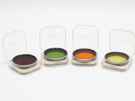 USED Leica Red, Orange, Yellow, Green Filters for 5cm Summitar Online Hot Sale