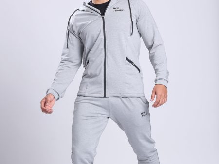 Athletic Training Tracksuit- Grey Hot on Sale