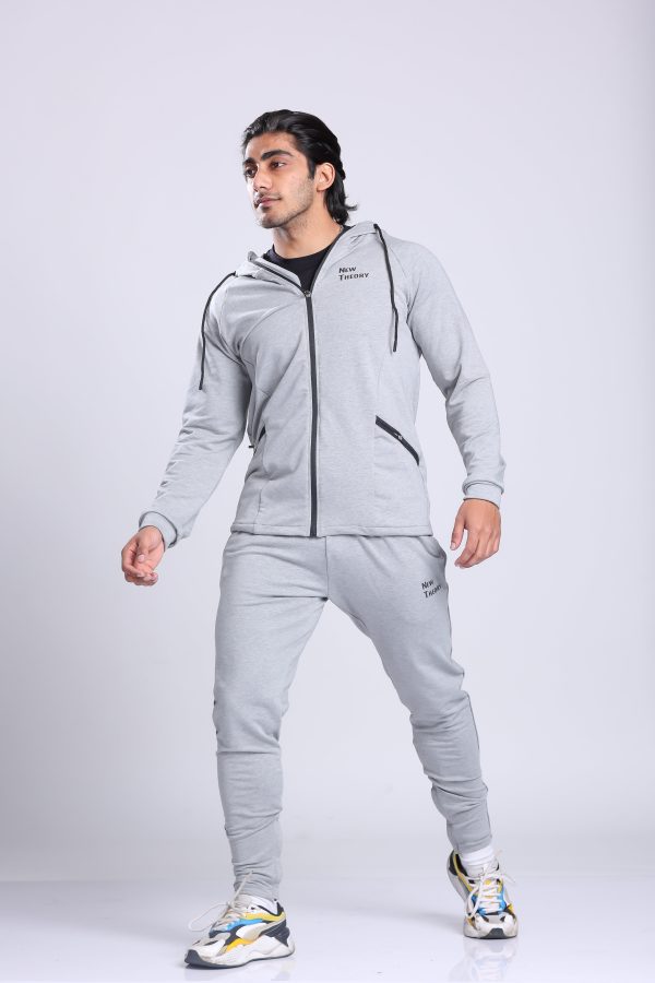 Athletic Training Tracksuit- Grey Hot on Sale