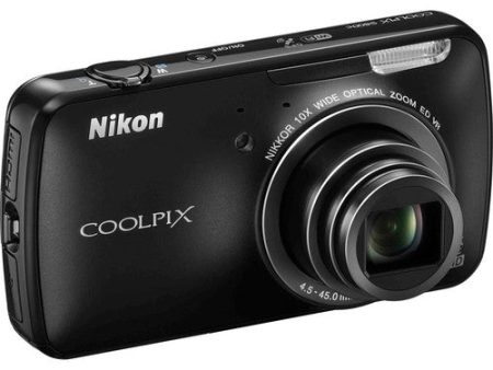 Nikon Coolpix S800c Digital Camera (Black) Hot on Sale