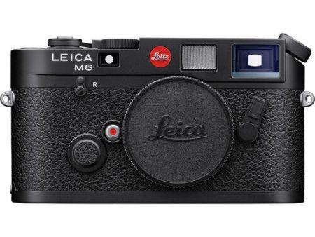 Leica M6 0.72 Rangefinder Camera Body Black Chrome Finish Online now