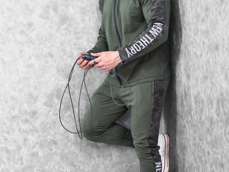 Active Camo Tracksuit- Olive Online Hot Sale