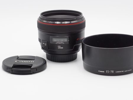 Used Canon EF 50mm f 1.2L USM Lens (#3060000375CM) Cheap