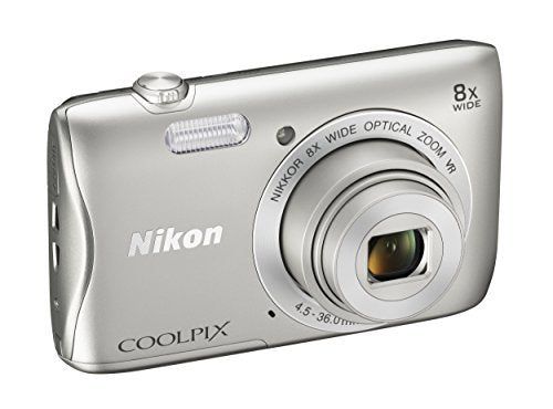 Nikon COOLPIX S3700 Digital Camera - Silver on Sale