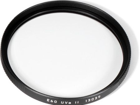 Leica E60 UVa II Filter (Black) For Discount