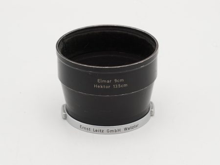 Leica IUFOO   12575 lens hood for 90mm Elmar and 135mm Hektor Discount