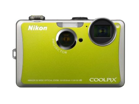 Nikon Coolpix S1100pj Digital Camera (Green) Hot on Sale